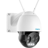 Reolink 5MP PTZ WLAN Kamera Aussen, 5X Optischer Zoom, 60m Vollfarb-Nachtsicht, 2,4/5GHz Überwachungskamera mit Personen-/Fahrzeugerkennung, von REOLINK