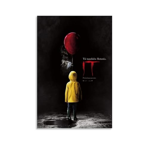 IT One (2017) Stephen King Movie Poster Poster Dekorative Malerei Leinwand Wandkunst Wohnzimmer Poster Schlafzimmer Malerei,Wandkunst Bilddruck Moderne Familienzimmer Dekor 20x30inch(50x75cm) von REOTTO