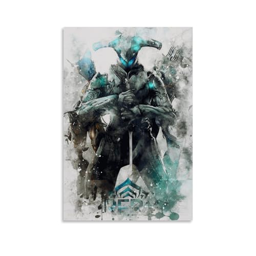 REOTTO Warframe Poster Dekorative Malerei Leinwand Wandkunst Wohnzimmer Poster Schlafzimmer Malerei,Wandkunst Bilddruck Moderne Familienzimmer Dekor 12x18inch(30x45cm) von REOTTO