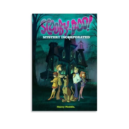 Scooby-Doo! Mystery Incorporated Season 1 (2010) Movie Poster Dekorative Malerei Leinwand Wandkunst Wohnzimmer Poster Schlafzimmer Malerei,Wandkunst Bilddruck Moderne Familienzimmer Dekor 08x12inch(20 von REOTTO