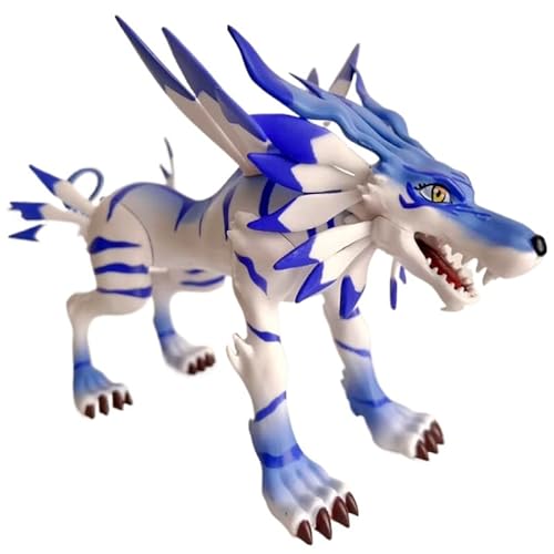 REOZIGN Garurumon Figur, Anime Figur Garurumon stehend 12 cm/4,7 Zoll PVC-Statue Handgefertigt für Anime-Fans Geschenke von REOZIGN