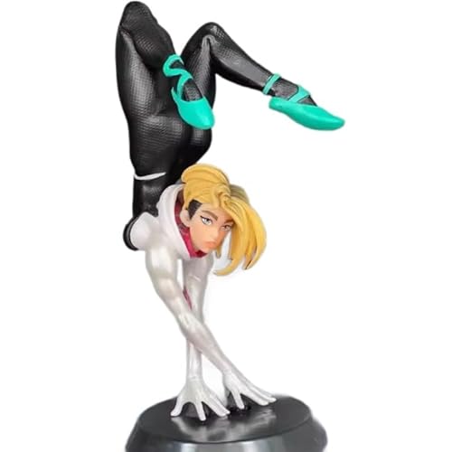 REOZIGN Gwen Figur Gwen Stacy Anime Figuren 19 cm PVC Figur Statue Büro Ornament Geschenke von REOZIGN