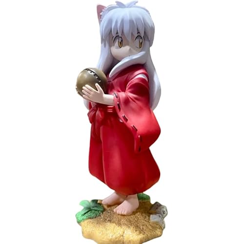 REOZIGN Inuyasha Figur, Version Q stehend, Anime-Figuren Inuyasha 17 cm, PVC-Handwerk für Anime-Fans, Geschenke von REOZIGN