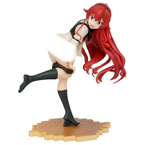 REOZIGN Mushoku Tensei - Arbeitslose Reinkarnation Figuren, Action Statue Eris Greyrat 18 cm/7 Zoll, PVC Charakter Figur, Sammlermodell, Anime-Geschenk von REOZIGN