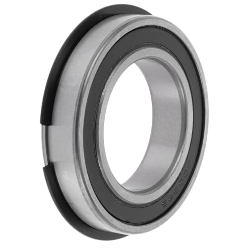 REPAIROCK 6009NR2RS Rillenkugellager 45x75x16mm P5 Doppelte Gummidichtung Geschmierte Lager 1 Stk Auto Roller Skateboard Rad Universell Silberton Schwarz von REPAIROCK