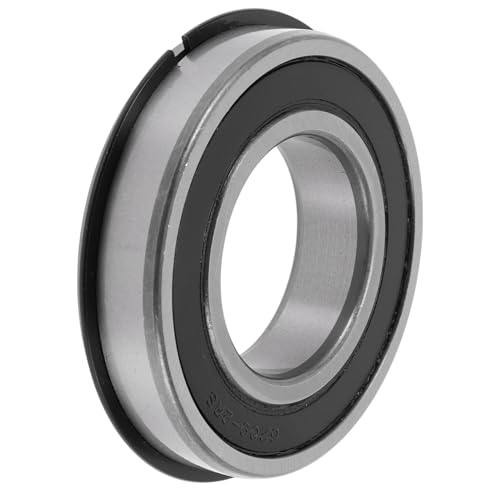 REPAIROCK 6209NR2RS Rillenkugellager 45x85x19mm P5 Doppelseitige Gummidichtung Geschmierte Lager 1 Stk Auto Roller Skateboard Rad Universell Silberton Schwarz von REPAIROCK