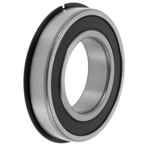REPAIROCK 6210NR2RS Rillenkugellager 50x90x20mm P5 Doppelte Gummidichtung Geschmierte Lager 1 Stk Auto Roller Skateboard Rad Universell Silberton Schwarz von REPAIROCK