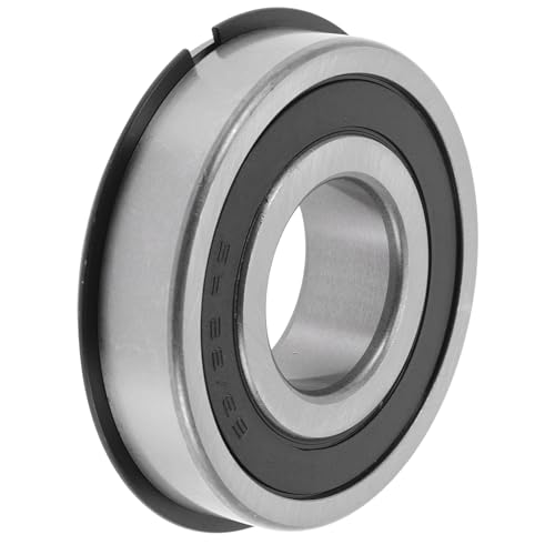 REPAIROCK 63/32NR2RS Rillenkugellager 32x75x20mm P5 Doppelte Gummidichtung Geschmierte Lager 1Stk Auto Roller Skateboard Rad Universell Silberton Schwarz von REPAIROCK