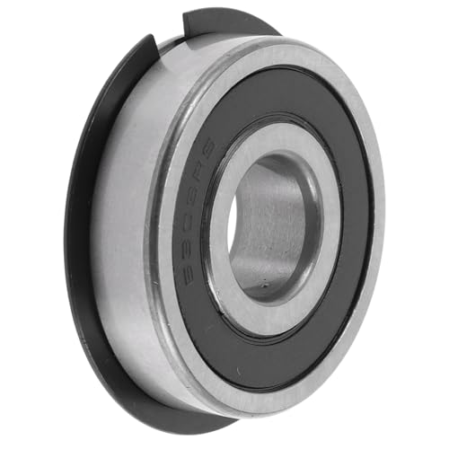 REPAIROCK 6303NR2RS Rillenkugellager 17x47x14mm P5 Doppelseitige Gummidichtung Vorgeschmiertes Lager 1 Stk Universal Für Auto Roller Skateboard Rad Silber Schwarz von REPAIROCK