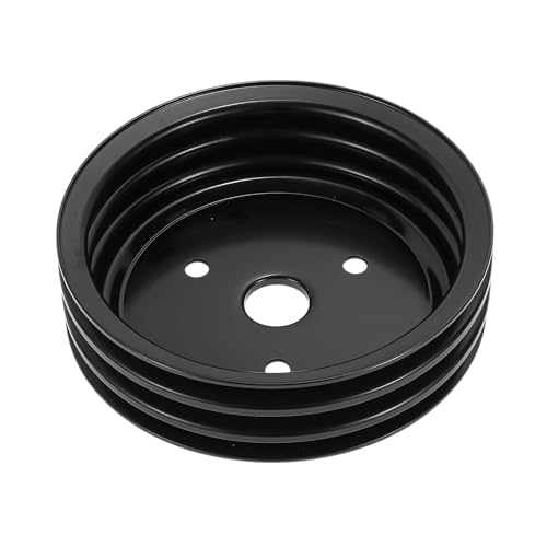 REPAIROCK Kurbelwellenriemenrad Für Chevy SBC Small Block 262 265 267 283 302 305 307 327 350 400 SWP Triple-Rille Kurzwasserpumpen-Kurbelwellenriemenrad 3 Rillen von REPAIROCK
