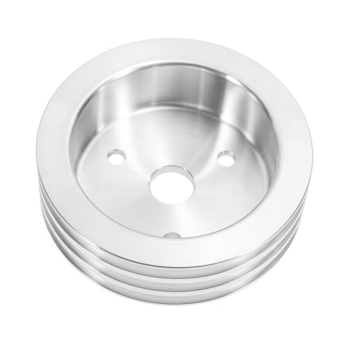 REPAIROCK Kurbelwellenriemenrad Für Chevy SBC Small Block 265 283 305 327 350 383 400 SWP Dreifach-Rille Kurzwasserpumpe Kurbelwellenriemenrad 3 Rillen Langlebiges Aluminium REPAIROCK Kurbelwellenriemenrad Für Chevy SBC Small Block 265 283 305 327 350 383 400 SWP Dreifach-Rille Kurzwasserpumpe Kurbelwellenriemenrad 3 Rillen Langlebiges Aluminium von REPAIROCK