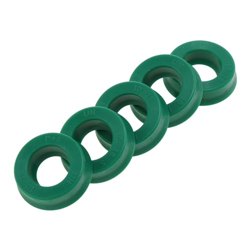 REPAIROCK Universal Öldichtung UN Lippendichtring Drehwellendichtung 10x18x5mm Hochdruck TPU Grün 5 Stück von REPAIROCK