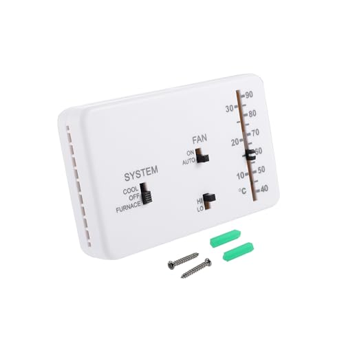 REPAIROCK Wohnmobil-Thermostat-Set mit analoger Steuerung für Wohnmobile, Duo-Therm-Thermostat, Wohnmobil-Analogsteuerung, 4,4-32,2 °C Temperatur an Klimaanlage und Ofen, 1 Set Auto-Ersatzteile von REPAIROCK
