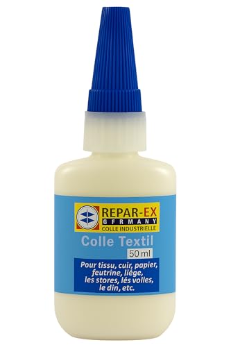 REPAR-EX – Flasche mit Textilkleber – für alle Stoffe – Flasche mit 50 ml REPAR-EX – Flasche mit Textilkleber – für alle Stoffe – Flasche mit 50 ml von REPAR-EX