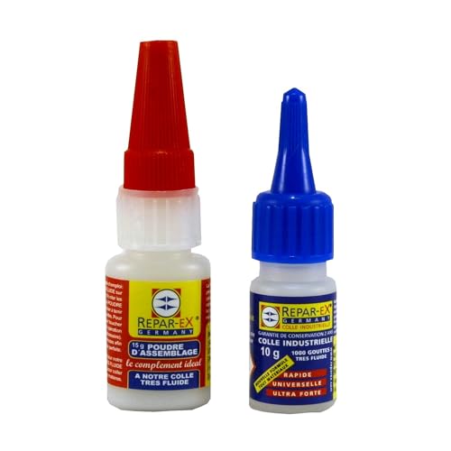 REPAR-EX - Packung mit professionellem Kleber Repar-ex 10 g und Montagepulver 15 g - Alle Stützen REPAR-EX - Packung mit professionellem Kleber Repar-ex 10 g und Montagepulver 15 g - Alle Stützen von REPAR-EX