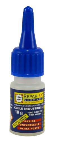 Repar-ex Professioneller Industriekleber 10g | Extrem Starker Kleber für Metall, Holz, Kunststoff, Glas und Keramik | Schnell Trocknend, Wasserfest und Hitzebeständig | Dauerhafte Haftung Repar-ex Professioneller Industriekleber 10g | Extrem Starker Kleber für Metall, Holz, Kunststoff, Glas und Keramik | Schnell Trocknend, Wasserfest und Hitzebeständig | Dauerhafte Haftung von REPAR-EX