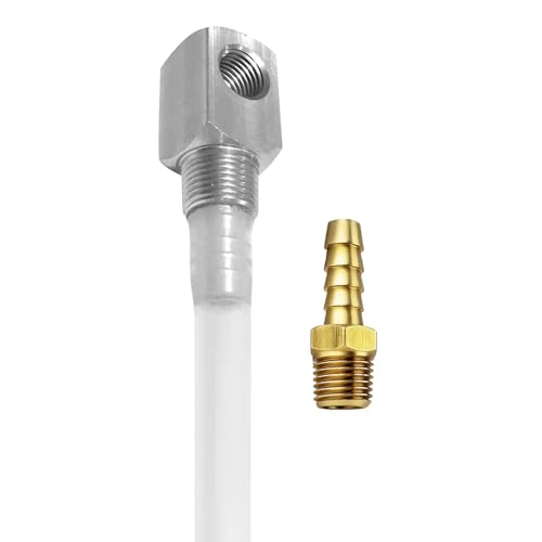 REPLACEMENTKITS.COM Marke 61 cm Kraftstoff-Aufnahmeschlauch und Messing-Kraftstoffleitung, passend für Standard-Universal-Boot-Marine-Gas-Tanks, Polyethylen-Schlauch mit Sieb von REPLACEMENTKITS.COM