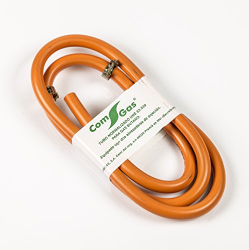 REPORSHOP - Kit Schlauch Butan 1,5 MTS, Orange, mit 2 Schellen (Norm UNE 53), Kit REPORSHOP - Kit Schlauch Butan 1,5 MTS, Orange, mit 2 Schellen (Norm UNE 53), Kit von REPORSHOP