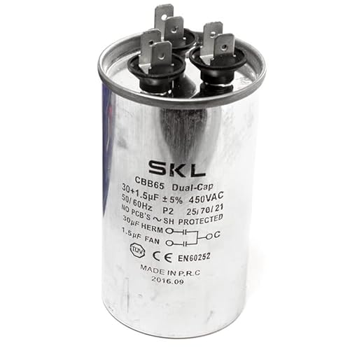 REPORSHOP - Kondensator 30 + 1,5 µF 450 V Standard -Metallklimaanlagenarbeit von REPORSHOP