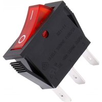Red luminöser unipolarer Schalter 16A 250 V Standard von REPORSHOP