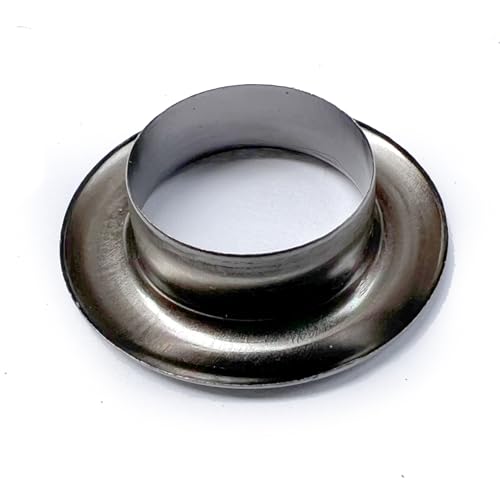 10mm Ösen Eyelet für DIY Leder Handwerk Stoff Planen Schwarz von RERI