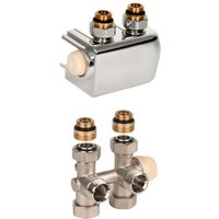 Resideo H-Block mit Heizkörperventil Therafix Universal, 2-Rohr, 3/4", Euroconus, Chrom Resideo H-Block mit Heizkörperventil Therafix Universal, 2-Rohr, 3/4", Euroconus, Chrom von RESIDEO