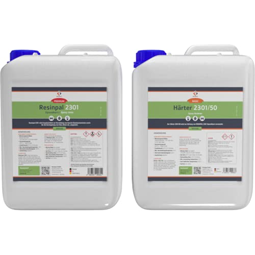 Epoxidharz Resinpal 2301 mit Härter | 15 kg Epoxy Set | Transparent & Glasklar | Zum Laminieren & Gießen | Kunstharz Made in Germany | Komplett für Anfänger & Profis | Direkt vom Hersteller | Epoxidharz Resinpal 2301 mit Härter | 15 kg Epoxy Set | Transparent & Glasklar | Zum Laminieren & Gießen | Kunstharz Made in Germany | Komplett für Anfänger & Profis | Direkt vom Hersteller | von RESINPAL