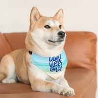 Good Vibes Nur Sommer Breeze Kollektion Haustier Bandana Halsband 3 Größen von RESINcredibleKarinaR