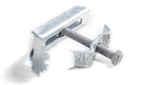 Befestigung Gitterrost Klammer Befestigungsmaterial | Rosthöhe 25/30/40 mm | verzinkt | 8x70mm | 100 Stück von RESKRAT