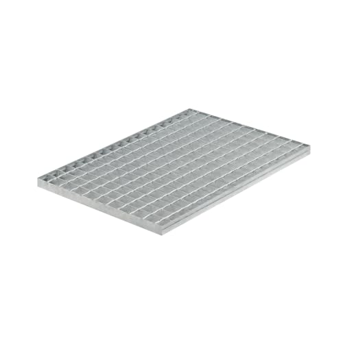 Gitterrost L-400 B-600 mm | 25x2 mm Gitterroststufe verzinkt Lichtgitterrost Podest Treppenstufen Gitterrost L-400 B-600 mm | 25x2 mm Gitterroststufe verzinkt Lichtgitterrost Podest Treppenstufen von RESKRAT