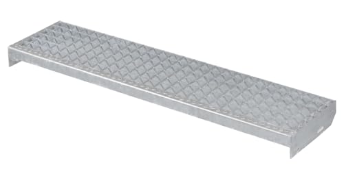 Metallstufe 1000x240 mm | 30x2 mm | Maschenweite 34x38 | verzinkt Gitterroststufen Treppenstufen Metall Stufe Metallstufe 1000x240 mm | 30x2 mm | Maschenweite 34x38 | verzinkt Gitterroststufen Treppenstufen Metall Stufe von RESKRAT