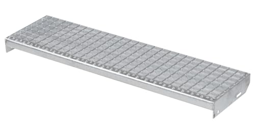 RESKRAT Metallstufe 1000x270 mm | 30x2 mm | Maschenweite 34x38 | verzinkt Gitterroststufen Treppenstufen Metall Stufe RESKRAT Metallstufe 1000x270 mm | 30x2 mm | Maschenweite 34x38 | verzinkt Gitterroststufen Treppenstufen Metall Stufe von RESKRAT