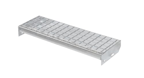 Metallstufe 600x205 mm | 25x2 mm | Maschenweite 34x38 | verzinkt Gitterroststufen Treppenstufen Metall Stufe Metallstufe 600x205 mm | 25x2 mm | Maschenweite 34x38 | verzinkt Gitterroststufen Treppenstufen Metall Stufe von RESKRAT