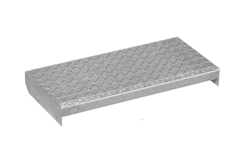 Metallstufe 600x270 mm | 25x2 mm | Maschenweite 34x38 | verzinkt Gitterroststufen Treppenstufen Metall Stufe Metallstufe 600x270 mm | 25x2 mm | Maschenweite 34x38 | verzinkt Gitterroststufen Treppenstufen Metall Stufe von RESKRAT
