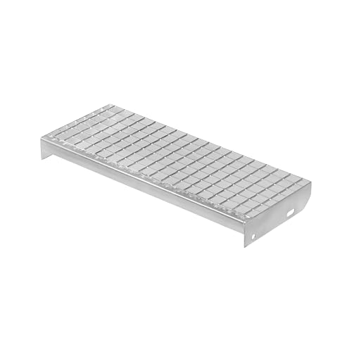 Metallstufe 700x270 mm | 25x2 mm | Maschenweite 34x38 | verzinkt Gitterroststufen Treppenstufen Metall Stufe Metallstufe 700x270 mm | 25x2 mm | Maschenweite 34x38 | verzinkt Gitterroststufen Treppenstufen Metall Stufe von RESKRAT