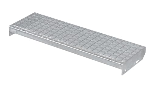 Metallstufe 800x240 mm | 30x2 mm | Maschenweite 34x38 | verzinkt Gitterroststufen Treppenstufen Metall Stufe Metallstufe 800x240 mm | 30x2 mm | Maschenweite 34x38 | verzinkt Gitterroststufen Treppenstufen Metall Stufe von RESKRAT