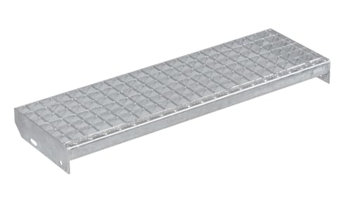 Metallstufe 900x240 mm | 30x2 mm | Maschenweite 34x38 | verzinkt Gitterroststufen Treppenstufen Metall Stufe Metallstufe 900x240 mm | 30x2 mm | Maschenweite 34x38 | verzinkt Gitterroststufen Treppenstufen Metall Stufe von RESKRAT