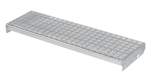 Metallstufe 900x270 mm | 30x2 mm | Maschenweite 34x38 | verzinkt Gitterroststufen Treppenstufen Metall Stufe Metallstufe 900x270 mm | 30x2 mm | Maschenweite 34x38 | verzinkt Gitterroststufen Treppenstufen Metall Stufe von RESKRAT