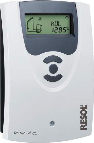 Solarsteuerung Resol DeltaSol CS/2 (inkl. 2 x PT1000 Fühler - 1 x FKP6-1x Speicher/Kesselfühler FR von RESOL
