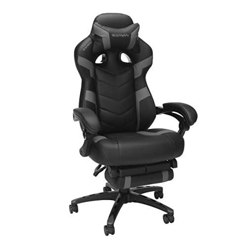 RESPAWN 110 Ergonomischer Gaming-Stuhl mit Fußstütze, Liegestuhl – Racing-Stil, hohe Rückenlehne, PC-Computer-Schreibtisch, Bürostuhl, 360° drehbar, Lendenwirbelstütze, verstellbares RESPAWN 110 Ergonomischer Gaming-Stuhl mit Fußstütze, Liegestuhl – Racing-Stil, hohe Rückenlehne, PC-Computer-Schreibtisch, Bürostuhl, 360° drehbar, Lendenwirbelstütze, verstellbares von RESPAWN