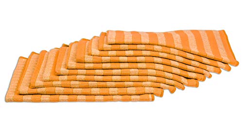 RESPEKT Mikrofaser Bamboo, 10tlg Geschirrtücher-Set, 60x40cm, Das Original aus dem TV!!! (orange) von RESPEKT