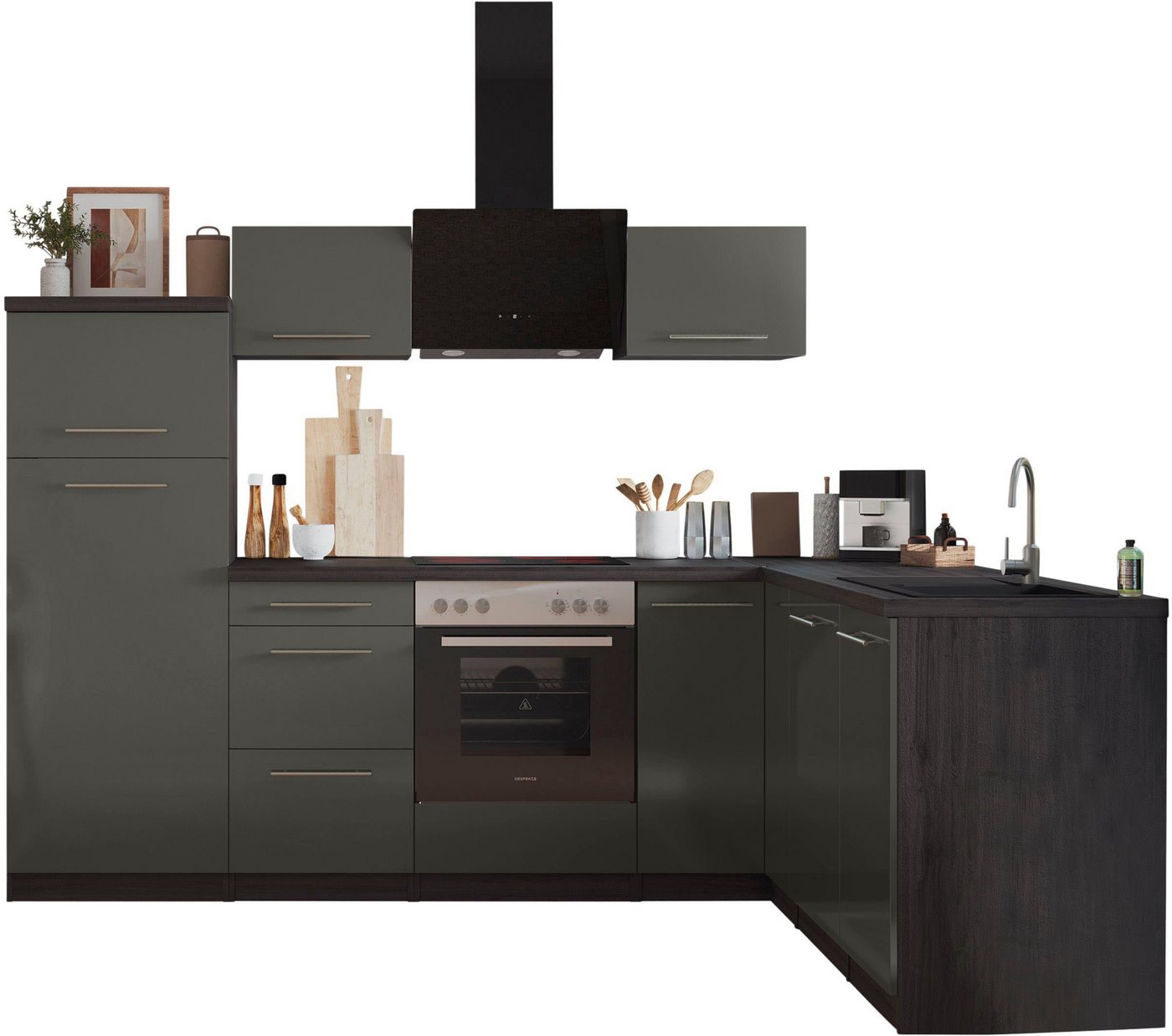 RESPEKTA Küche Amanda, Breite 260 cm, mit Soft-Close, exklusiver Konfiguration für OTTO von RESPEKTA