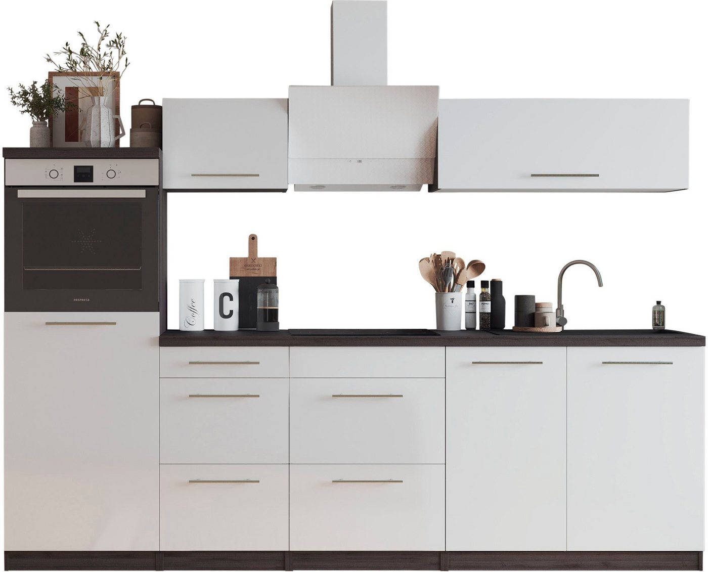 RESPEKTA Küche Amanda, Breite 270 cm, mit Soft-Close, exklusiver Konfiguration für OTTO von RESPEKTA