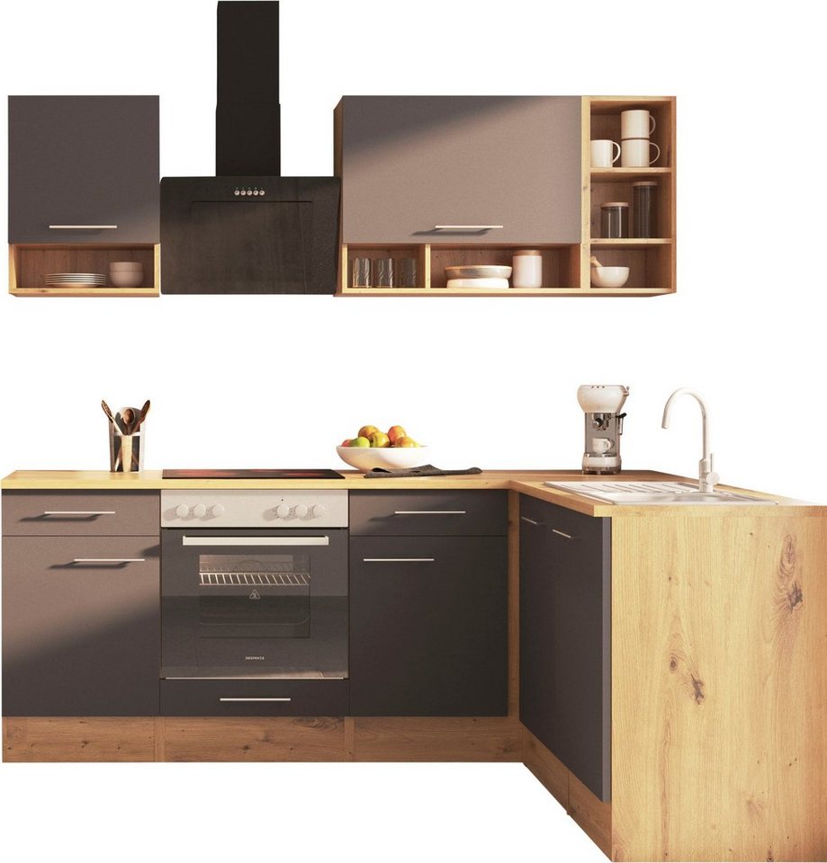 RESPEKTA Küche Hilde, Breite 220 cm, wechselseitig aufbaubar, exkl. Konfiguration für OTTO von RESPEKTA