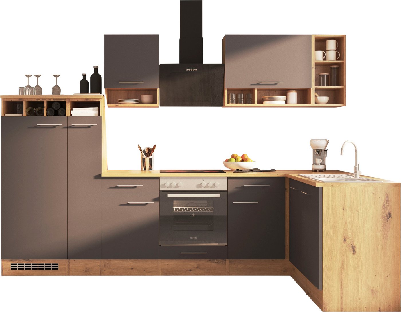 RESPEKTA Küche Hilde, Breite 310 cm, wechselseitig aufbaubar, exkl. Konfiguration für OTTO von RESPEKTA