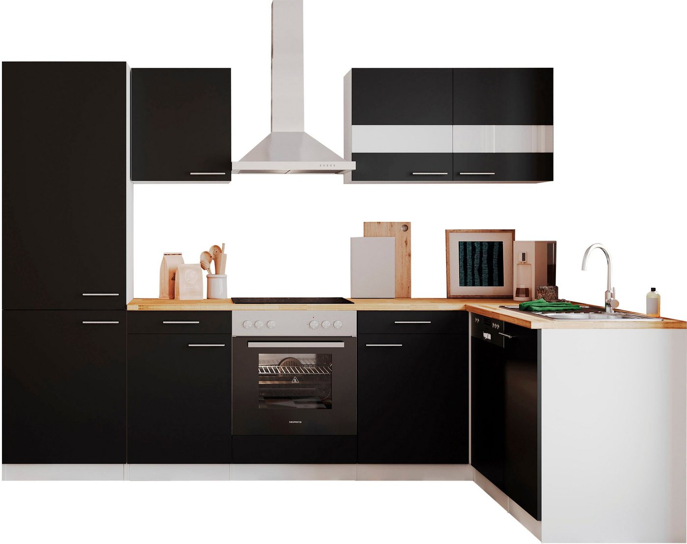 RESPEKTA Küchenzeile Malia, Breite 280 cm, mit Soft-Close, in exklusiver Konfiguration für OTTO von RESPEKTA