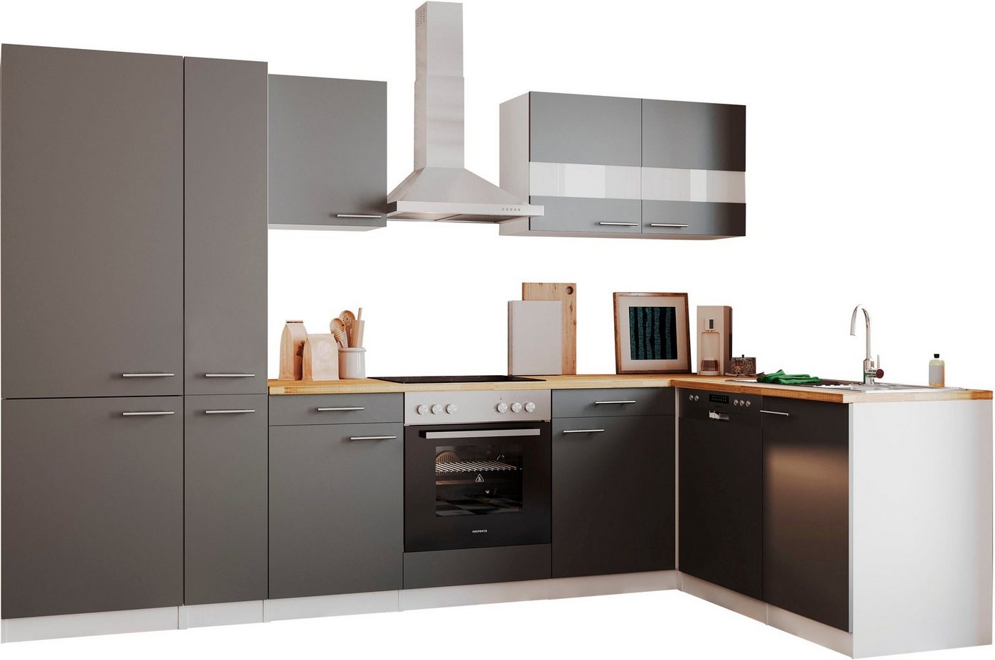 RESPEKTA Küchenzeile Malia, Breite 310 cm, mit Soft-Close, in exklusiver Konfiguration für OTTO von RESPEKTA