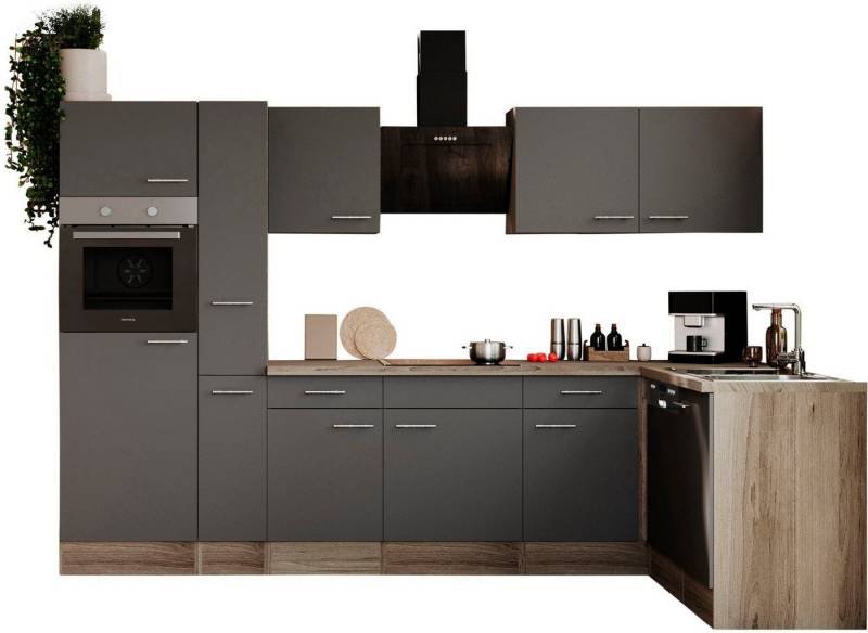 RESPEKTA Winkelküche Oliver, Breite 310 cm, wechselseitig aufbaubar von RESPEKTA