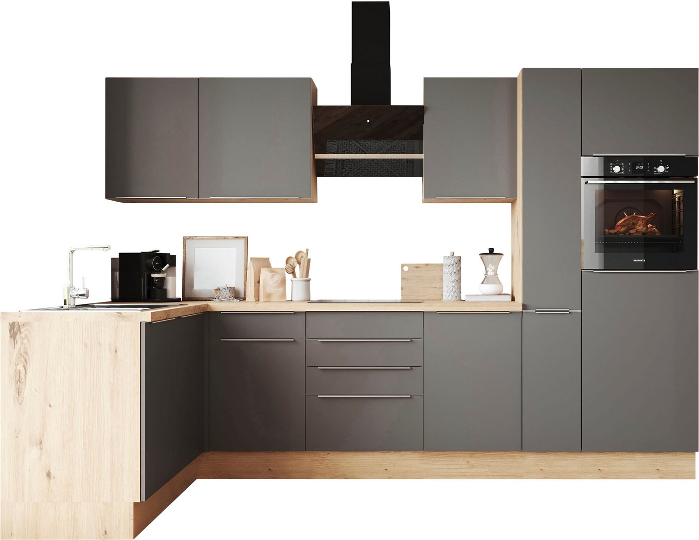 RESPEKTA Küchenzeile Safado aus der Serie Marleen, Breite 310 cm, mit Soft-Close, in exklusiver Konfiguration für OTTO von RESPEKTA