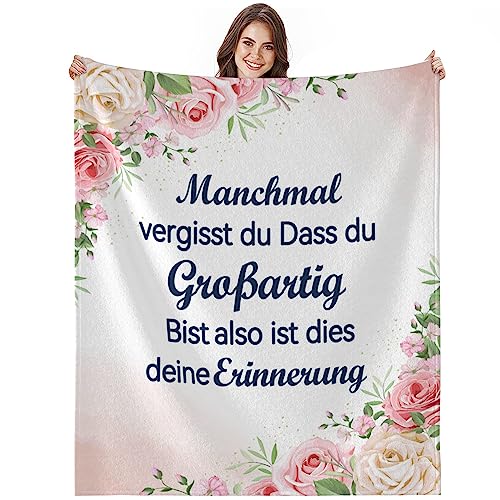 RESPRO Geschenke für Frauen,Freundschaftsgeschenke für weibliche Freunde, weiche Flanell werfen Decke Geschenke für Frauen Einzigartige Geschenke150*130CM von RESPRO